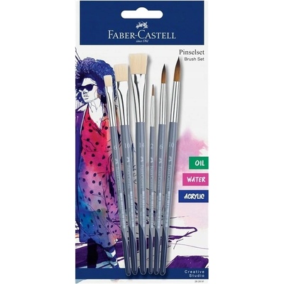 Sada štetcov Faber-Castell Brush Set 6 ks