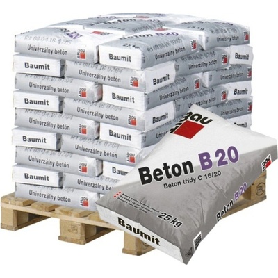 Baumit Suchá betonová směs Baumit Beton B 20 25 kg – Zbozi.Blesk.cz