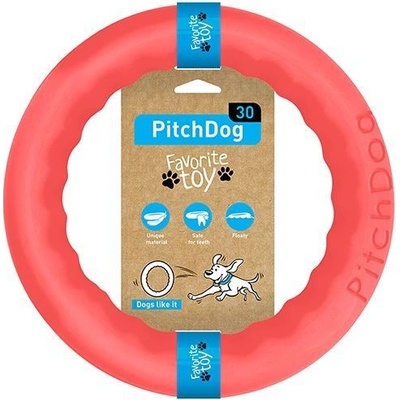Pitch Dog tréninkový KRUH pro psy růžový 28 cm