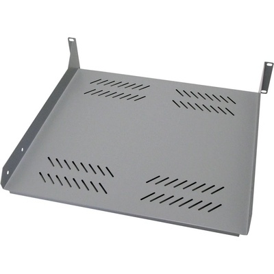 XtendLan CPOLIC2U40-G Police, 19", výška 2U, 400mm, univerzální, nosnost 45kg, šedá CPOLIC2U40-G