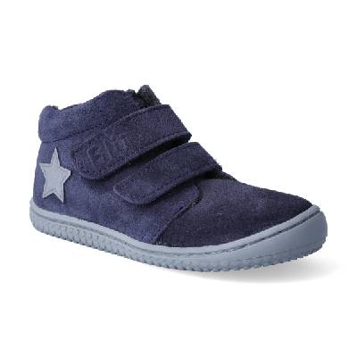 Barefoot kotníkové boty Filii - Chameleon fleece ocean M