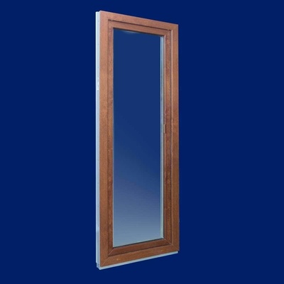 DOMO-OKNA Balkonové dveře jednokřídlé zlatý dub/bílá pravé 60 x 240 cm