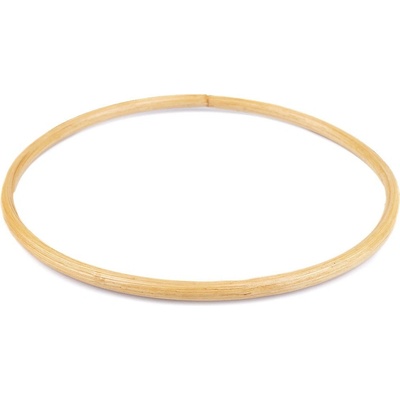 Prima-obchod Bambusová ucha na tašky / lapač snů Ø20 cm, barva bambus světlý