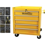 BORMANN Количка с инструменти Bormann BWR7100SET, 66 части, 1/2, 1/4 (053712) (053712)