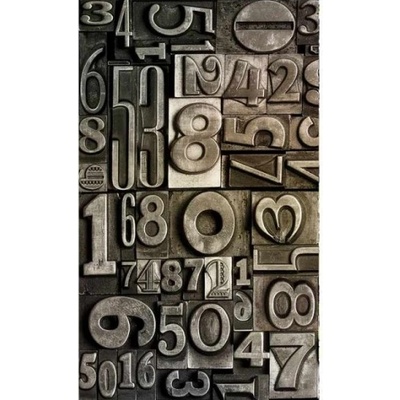 DIMEX ART Флизелинов фототапет цифри 150 x 250 см
