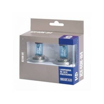 Крушка за Кола Sparco ICE40K H4 12V 55W Blanco Azulado Efecto Xenon