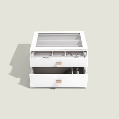 Stackers šperkovnice se šuplíky 2v1 White Classic Drawers bílá 76061