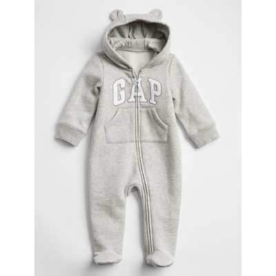GAP Baby overal s logem Šedá