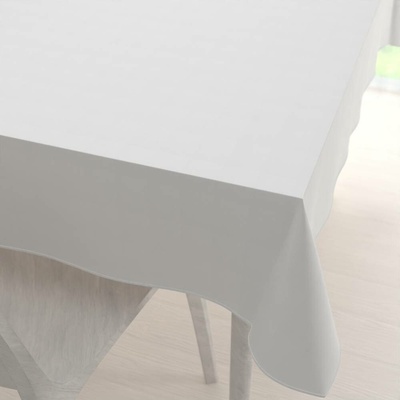 Biante Obdélníkový bavlna krep ubrus KEP-001 Bílý 140x160 cm