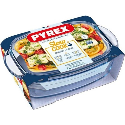 PYREX PEKÁČ SKLENĚNÝ S VÍKEM 4,5 L