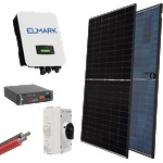 ELMARK ХИБР. СИСТЕМА 1Р/5kw 580w ПАНЕЛИ С БАТЕРИЯ (98sol5000hm/7e)
