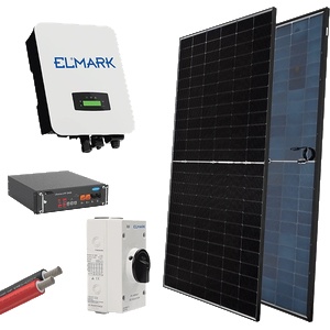 ELMARK ХИБР. СИСТЕМА 1Р/5kw 580w ПАНЕЛИ С БАТЕРИЯ (98sol5000hm/7e)