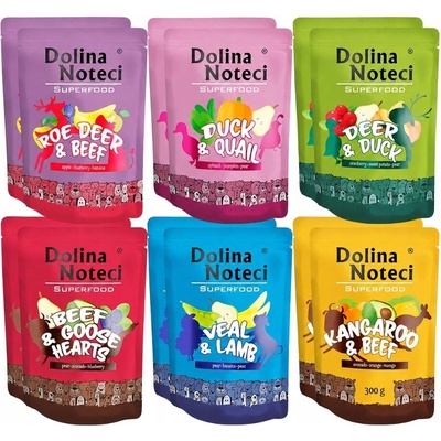 Dolina Noteci Superfood krmivo pre psa mix 12 x 300 g
