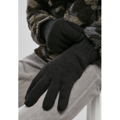 Urban Classics Knitted Gloves black