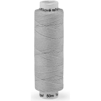 Nitě lněné knoflíkové 50 m 882 šedá nejsvětlejší