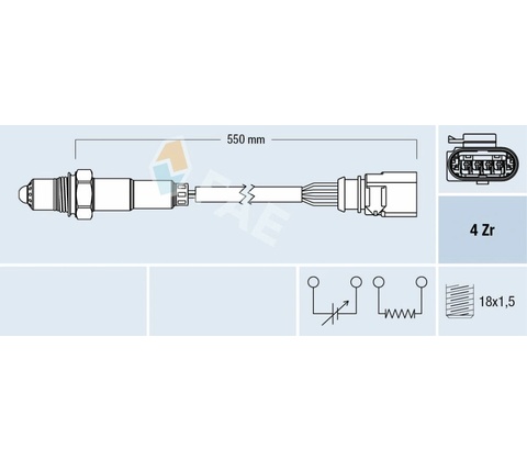 Lambda sonda FAE 77439