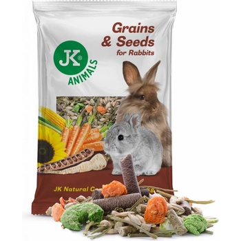JK Animals zrniny a semínka kompletní krmivo Králík 1 kg