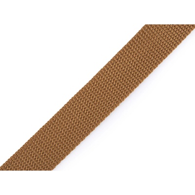 Prima-obchod Popruh polypropylenový šíře 25 mm tloušťka 2 mm, barva 22 béžová tm.
