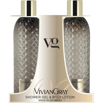 Vivian Gray Ylang Vanilla jemný sprchový gél 300 ml + hydratačný telový krém 300 ml darčeková sada
