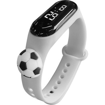 Nubi Детски часовник NUBKI M1 Sport, Силиконова каишка, Водоустойчив, Бял (M1-WHITE)