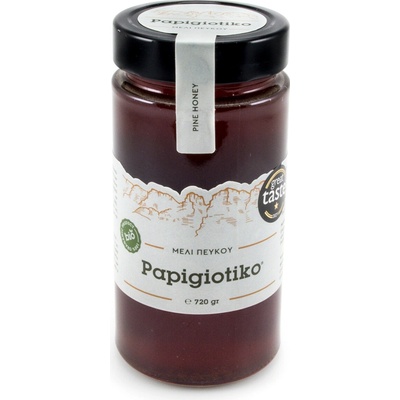 PAPIGIOTIKO BIO Borovicový med z lesů od jezera Ioannina Epirus 720 g