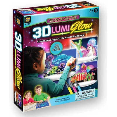 Felyx Toys AM-AV Светеща Дъска за Рисуване 3D Lumi Glow (1009624F)