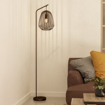 EGLO 901101 - Бронзова подова лампа ESPINAL 1xE27/40W/230V (EG901101)