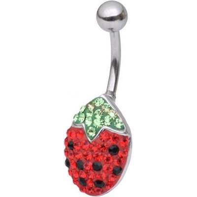 Marre piercing do pupíku jahoda MSNAV1108
