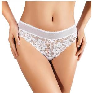 Ewana Дантелени бикини в бял цвятeh-6875-biaŁy - Бял, размер s