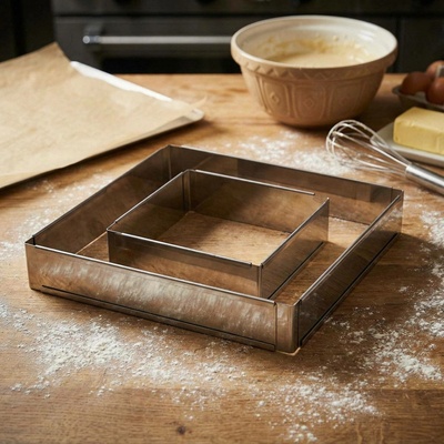 De Buyer Forma čtvercová regulovatelná 16x16x5 cm