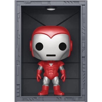 Image 1 of Funko Фигура Funko POP! Deluxe: Iron Man - Hall of Armor (Model 8 Silver Centurion) (Metallic) (PX Previews Exclusive) #1038 (074817)