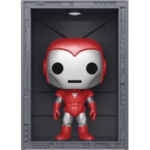 Funko Фигура Funko POP! Deluxe: Iron Man - Hall of Armor (Model 8 Silver Centurion) (Metallic) (PX Previews Exclusive) #1038 (074817)
