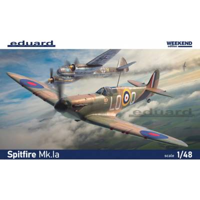 Eduard Vickers Supermarine Spitfire Mk.Ia Weekend 1:48