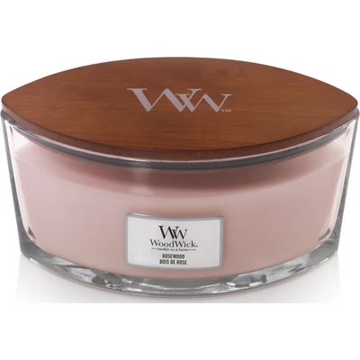 WoodWick Rosewood ароматна свещ с дървен фитил 453, 6 гр