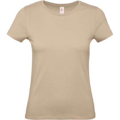 B&C Collection B&c e150 / Дамска тениска с обло деколте - пясъчно зелена s (01002t12001)