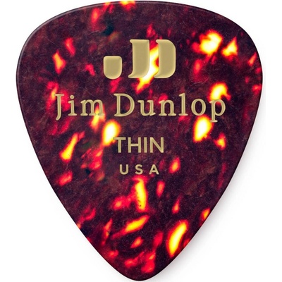 Dunlop 483-05 Tortoise Shell Genuine Celluloid - trsátko (různé tvrdosti) Trsátko - tvrdost: Thin