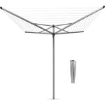 Brabantia 40 м метално сив въртящ се простор с метален шиш Brabantia от серия TOP SPINNER (90300260)