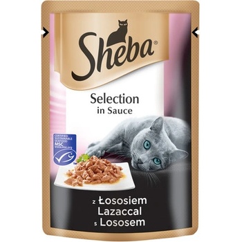 Sheba Select Slices losos v šťave 85 g