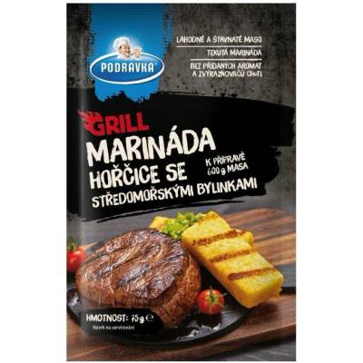 Podravka Grilovací marináda hořčice s bylinkami 75 g