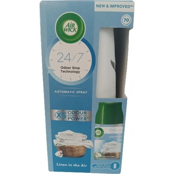 Air Wick Freshmatic Linen in the air - Bielizeň v vánku automatický osviežovač sprej 250 ml