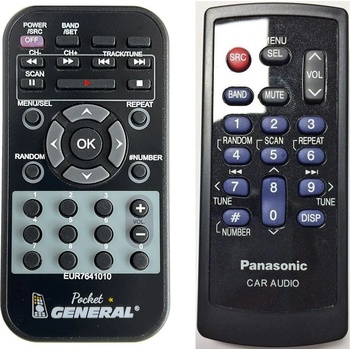 Dálkový ovladač General Panasonic EUR7641010, YESFZ297