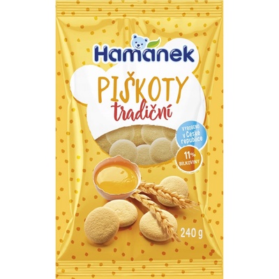 Hamánek Piškoty tradiční 240 g – Zboží Dáma
