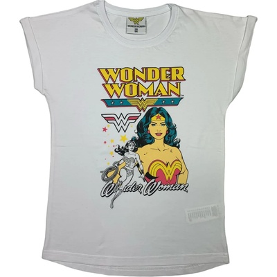 EPlus Тениска за момиче - Wonder Woman бяла Размер - деца: 158