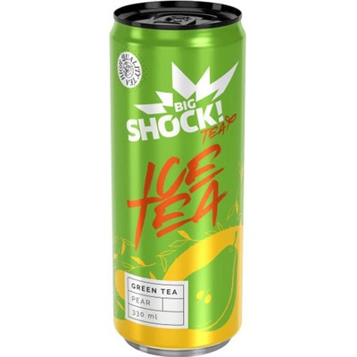 Big Shock! Ice Tea Green Tea Pear 330 ml