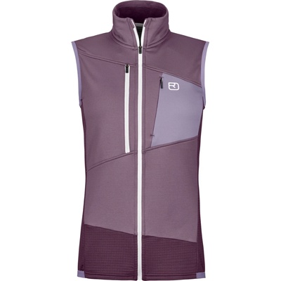 Ortovox Дамски вълнен елек Ortovox Women's Fleece Grid Vest Fleece vest - Dark Wild Berry - размер XS (132-1171-0411)
