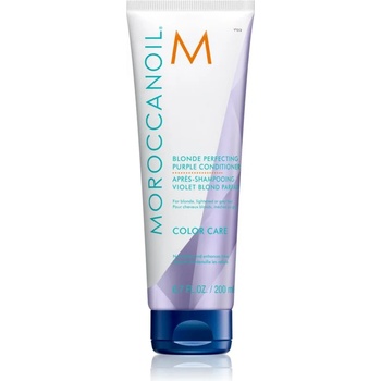 Moroccanoil Color Care лилав балсам за блонд коса и коса с кичури 200ml