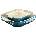 Le Creuset Форми за печене Le Creuset квадратни 14 + 23 см цвят на море 2 бр (79035006420006)