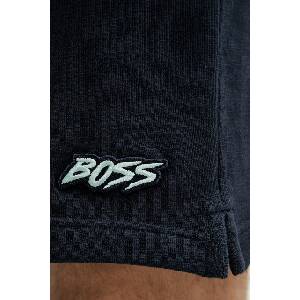 BOSS Orange къс панталон тип анцуг мъжки с памук (50559260) - answear - 136,89 лв