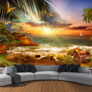 Art Gift Decor Фототапет Залез от Рая