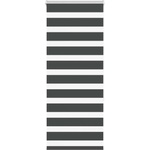 vidaXL Зеброва щора черна 55x150 см Ширина на плата 50, 9 см Полиестер (4014226)